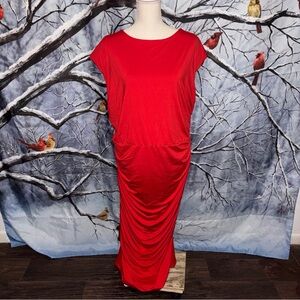 Elegant Red Sofia Vergara Women's Bodycon Dress